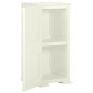 vidaXL Armario de plástico diseño madera Vanila Ice 40x43x85,5 cm