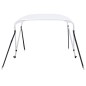 vidaXL Toldo Bimini de 2 arcos blanco 150x120x110 cm vidaXL Toldo Bimini de 2 arcos blanco 150x120x110 cm