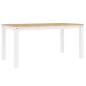 vidaXL Mesa de comedor Panama madera maciza pino blanco 160x80x75 cm vidaXL Mesa de comedor Panama madera maciza pino blanco 160x80x75 cm