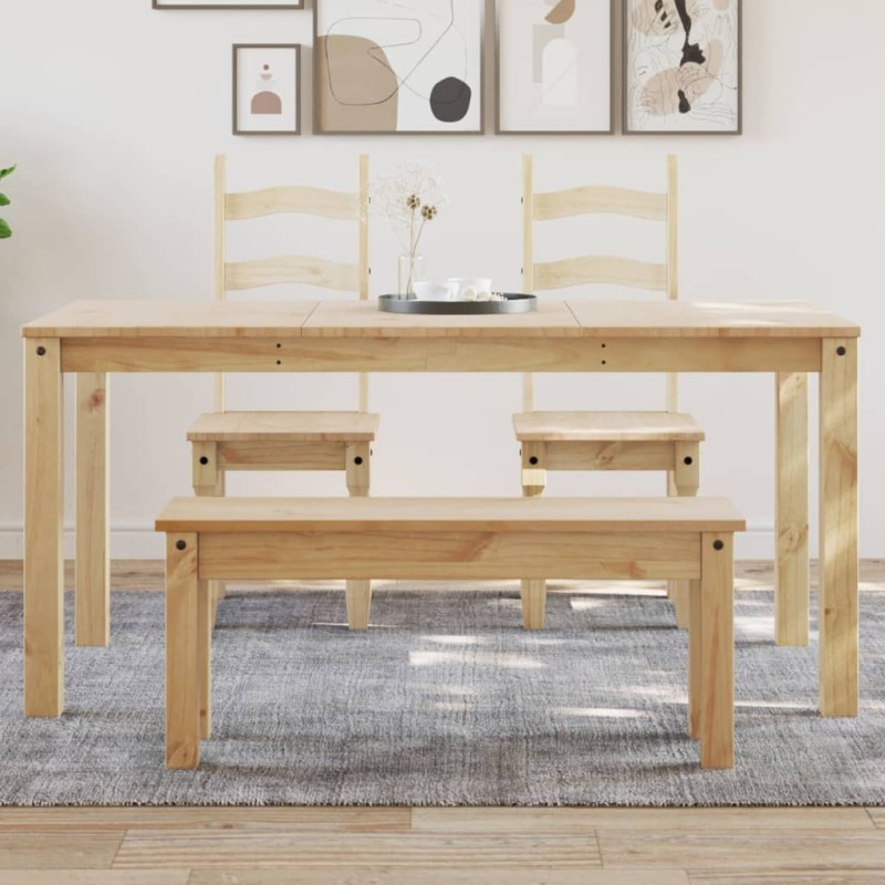 vidaXL Mesa de comedor Panama madera maciza de pino 160x80x75 cm vidaXL Mesa de comedor Panama madera maciza de pino 160x80x75 cm
