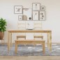 vidaXL Mesa de comedor Panama madera maciza de pino 160x80x75 cm vidaXL Mesa de comedor Panama madera maciza de pino 160x80x75 cm