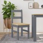 vidaXL Sillas de comedor Panama 2 uds madera pino gris 40x46x90 cm vidaXL Sillas de comedor Panama 2 uds madera pino gris 40x46x90 cm