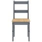 vidaXL Sillas de comedor Panama 2 uds madera pino gris 40x46x90 cm vidaXL Sillas de comedor Panama 2 uds madera pino gris 40x46x90 cm