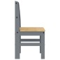 vidaXL Sillas de comedor Panama 2 uds madera pino gris 40x46x90 cm vidaXL Sillas de comedor Panama 2 uds madera pino gris 40x46x90 cm