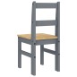 vidaXL Sillas de comedor Panama 2 uds madera pino gris 40x46x90 cm vidaXL Sillas de comedor Panama 2 uds madera pino gris 40x46x90 cm