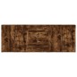 vidaXL Aparadores 3 uds madera contrachapada roble ahumado vidaXL Aparadores 3 uds madera contrachapada roble ahumado