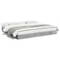 vidaXL Estructura de cama madera de ingeniería gris hormigón 180x200cm vidaXL Estructura de cama madera de ingeniería gris hormigón 180x200cm
