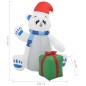 vidaXL Oso polar inflable de Navidad LED interior y exterior 2,4 m vidaXL Oso polar inflable de Navidad LED interior y exterior 2,4 m