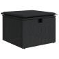 vidaXL Set de sofás de jardín 6 piezas y cojines ratán sintético negro vidaXL Set de sofás de jardín 6 piezas y cojines ratán sintético negro