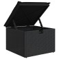 vidaXL Set de sofás de jardín 6 piezas y cojines ratán sintético negro vidaXL Set de sofás de jardín 6 piezas y cojines ratán sintético negro