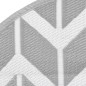 vidaXL Alfombra de exterior PP gris Ø120 cm vidaXL Alfombra de exterior PP gris Ø120 cm