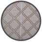 vidaXL Alfombra de exterior PP marrón Ø120 cm