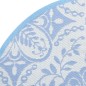 vidaXL Alfombra de exterior PP azul bebé Ø160 cm vidaXL Alfombra de exterior PP azul bebé Ø160 cm
