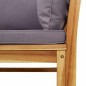 vidaXL Juego de muebles jardín 6 pzas con cojines madera maciza acacia vidaXL Juego de muebles jardín 6 pzas con cojines madera maciza acacia