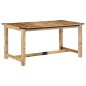 vidaXL Mesa de comedor madera maciza de mango 160x80x75 cm