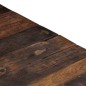 vidaXL Mesa de centro acero inoxidable madera maciza traviesa dorado vidaXL Mesa de centro acero inoxidable madera maciza traviesa dorado