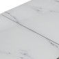 vidaXL Mesa consola acero inoxidable plateado y vidrio templado vidaXL Mesa consola acero inoxidable plateado y vidrio templado