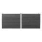 vidaXL Arriate de WPC gris 250x100x91 cm vidaXL Arriate de WPC gris 250x100x91 cm