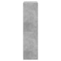 vidaXL Aparador alto con puertas madera gris hormigón 68x37x142 cm vidaXL Aparador alto con puertas madera gris hormigón 68x37x142 cm