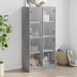 vidaXL Aparador alto con puertas madera gris Sonoma 68x37x142 cm vidaXL Aparador alto con puertas madera gris Sonoma 68x37x142 cm