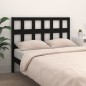 vidaXL Cabecero de cama madera maciza de pino negro 165,5x4x100 cm vidaXL Cabecero de cama madera maciza de pino negro 165,5x4x100 cm