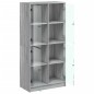vidaXL Aparador alto con puertas madera gris Sonoma 68x37x142 cm vidaXL Aparador alto con puertas madera gris Sonoma 68x37x142 cm