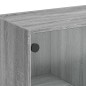 vidaXL Aparador alto con puertas madera gris Sonoma 68x37x142 cm vidaXL Aparador alto con puertas madera gris Sonoma 68x37x142 cm