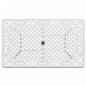 vidaXL Mesa de jardín aluminio fundido blanco 150x90x72 cm vidaXL Mesa de jardín aluminio fundido blanco 150x90x72 cm