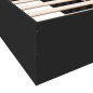 vidaXL Estructura de cama madera de ingeniería negra 75x190 cm vidaXL Estructura de cama madera de ingeniería negra 75x190 cm