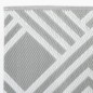 vidaXL Alfombra de exterior PP gris 120x180 cm vidaXL Alfombra de exterior PP gris 120x180 cm