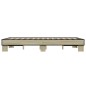 vidaXL Estructura cama madera ingeniería metal roble Sonoma 140x200 cm vidaXL Estructura cama madera ingeniería metal roble Sonoma 140x200 cm