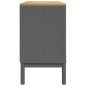 vidaXL Aparador FLORO madera maciza de pino gris 114x43x74 cm vidaXL Aparador FLORO madera maciza de pino gris 114x43x74 cm