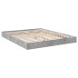 vidaXL Estructura de cama madera de ingeniería gris hormigón 150x200cm