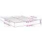 vidaXL Estructura de cama madera de ingeniería negra 150x200 cm vidaXL Estructura de cama madera de ingeniería negra 150x200 cm