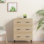 vidaXL Aparador de madera de ingeniería roble Sonoma 69,5x34x90 cm vidaXL Aparador de madera de ingeniería roble Sonoma 69,5x34x90 cm