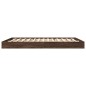 vidaXL Estructura de cama madera de ingeniería marrón roble 150x200 cm vidaXL Estructura de cama madera de ingeniería marrón roble 150x200 cm