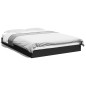 vidaXL Estructura de cama madera de ingeniería negra 120x200 cm