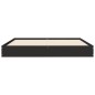 vidaXL Estructura de cama madera de ingeniería negra 120x200 cm