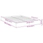 vidaXL Estructura de cama madera de ingeniería negra 120x200 cm