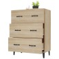 vidaXL Aparador de madera de ingeniería roble Sonoma 69,5x34x90 cm vidaXL Aparador de madera de ingeniería roble Sonoma 69,5x34x90 cm