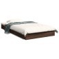 vidaXL Estructura de cama madera de ingeniería marrón roble 100x200 cm vidaXL Estructura de cama madera de ingeniería marrón roble 100x200 cm