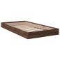 vidaXL Estructura de cama madera de ingeniería marrón roble 100x200 cm vidaXL Estructura de cama madera de ingeniería marrón roble 100x200 cm