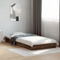 vidaXL Estructura de cama madera de ingeniería roble marrón 90x200 cm vidaXL Estructura de cama madera de ingeniería roble marrón 90x200 cm