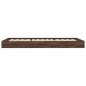 vidaXL Estructura de cama madera de ingeniería roble marrón 90x200 cm vidaXL Estructura de cama madera de ingeniería roble marrón 90x200 cm