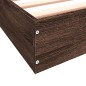 vidaXL Estructura de cama madera de ingeniería roble marrón 90x200 cm vidaXL Estructura de cama madera de ingeniería roble marrón 90x200 cm