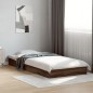 vidaXL Estructura de cama madera de ingeniería roble marrón 75x190 cm vidaXL Estructura de cama madera de ingeniería roble marrón 75x190 cm