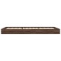vidaXL Estructura de cama madera de ingeniería roble marrón 75x190 cm vidaXL Estructura de cama madera de ingeniería roble marrón 75x190 cm