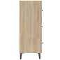 vidaXL Aparador de madera de ingeniería roble Sonoma 69,5x34x90 cm vidaXL Aparador de madera de ingeniería roble Sonoma 69,5x34x90 cm