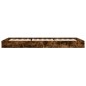vidaXL Estructura de cama madera de ingeniería roble humo 75x190 cm vidaXL Estructura de cama madera de ingeniería roble humo 75x190 cm