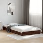 vidaXL Estructura de cama madera de ingeniería marrón roble 90x190 cm vidaXL Estructura de cama madera de ingeniería marrón roble 90x190 cm